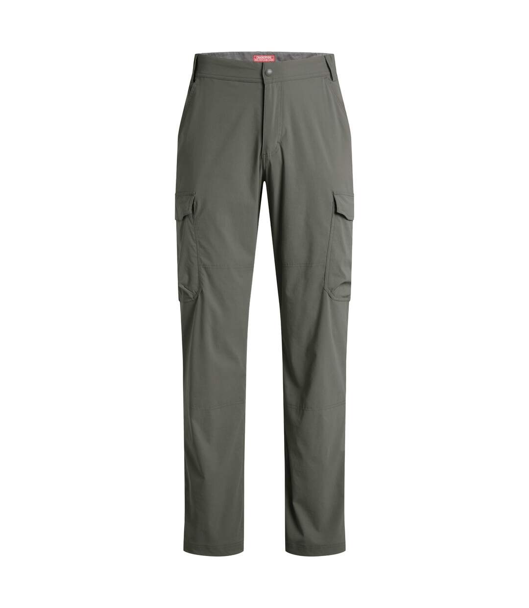 Pantalon Long Et Extensible À Poches Et Taille Mi-haute Semi-élastiquée Rif Homme Kaki Craghoppers-2