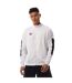 Mens Colour Block Track Jacket White Black Sondico-2