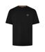 Mens Recycled Cotton T-shirt Black Beauty Napapijri-1