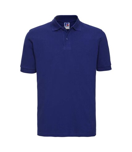 Russell Mens Classic Cotton Pique Polo Shirt (Bright Royal Blue)