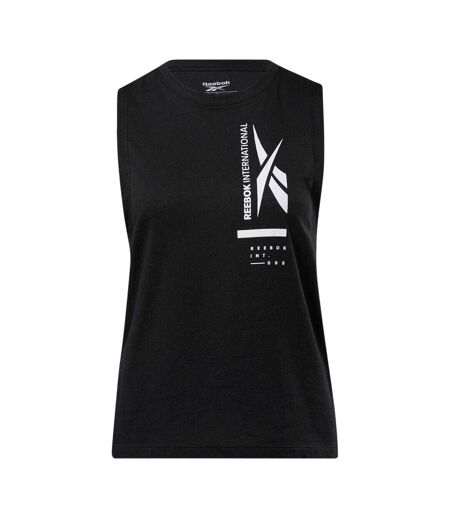 Débardeur Motif/style Logo Femme Noir Reebok