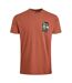 Mens codfather back print t-shirt baked clay Weird Fish-1