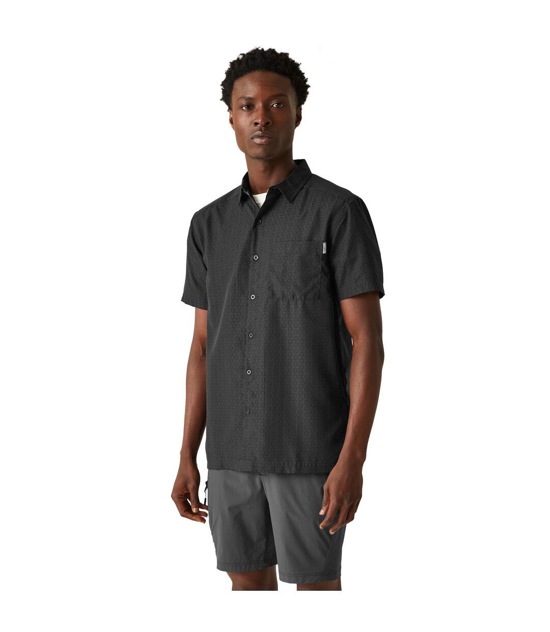 Chemise mindano homme cendre / noir Regatta