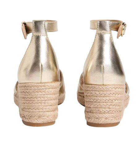 Sandales Femme Jaune Or Tommy Hilfiger