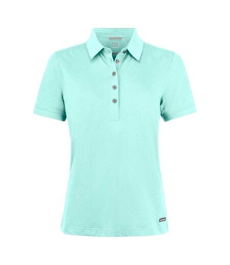 Womens/ladies Advantage Polo Shirt Apple Green Cutter & Buck
