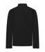 Mens Pique Top Black Front Row-2