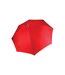 Kimood - Parapluie canne à ouverture automatique - Adulte unisexe (Lot de 2) (Rouge) (Taille unique) - UTRW7021