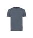 T-shirt Manuel Adulte Bleu Marine Chiné Iqoniq-1