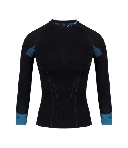 Haut Thermique Tactical Femme Noir Bleu Alpinus