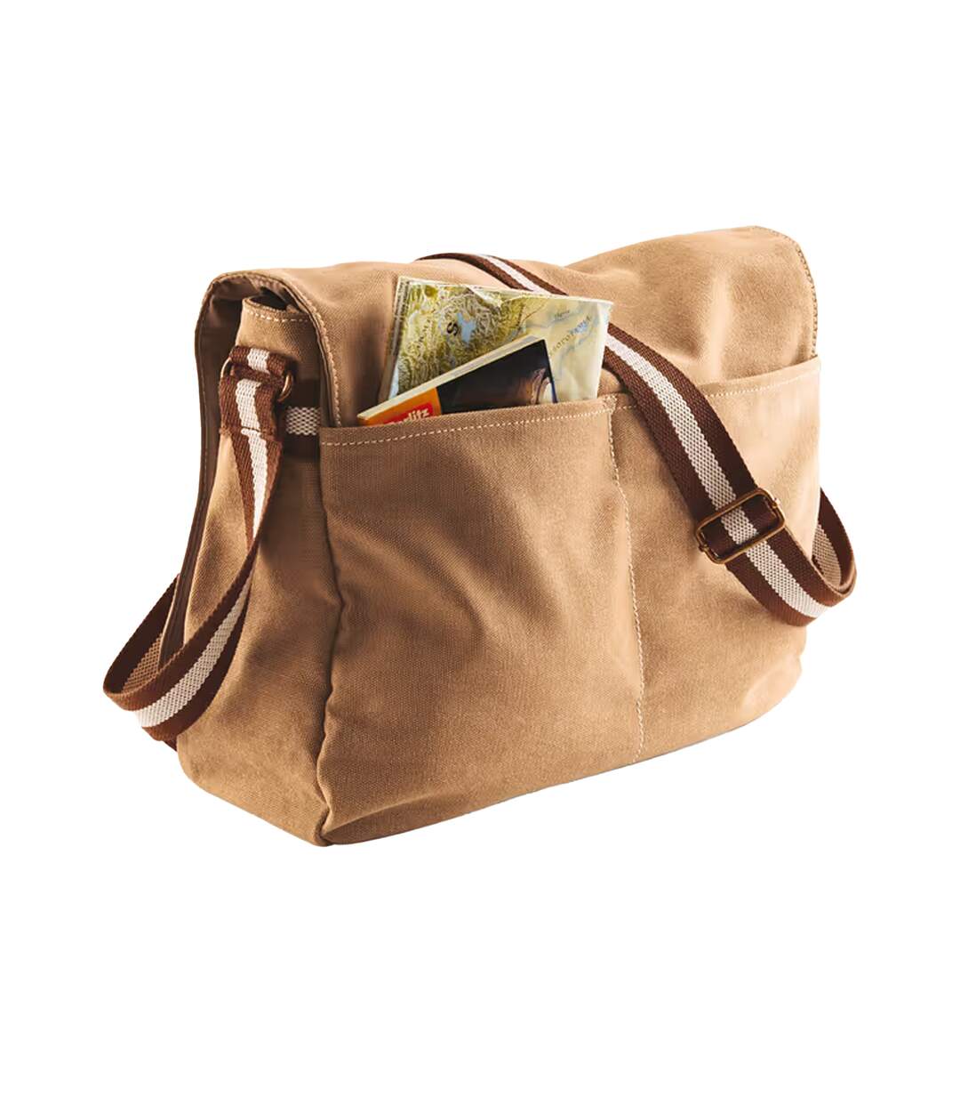 Sac À Bandoulière Taille Unique Marron Foncé Quadra-2