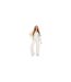 Womens/ladies Wide Leg Joggers Cream Brave Soul-1