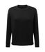 Womens/ladies Recycled Zipped Sweatshirt Black TriDri-2