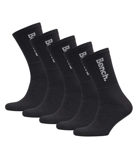 5 Pairs Mens Crew Cotton Socks - Sport Breathable Comfort Socks