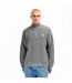 Mens Waffle Knit Quarter Zip Jumper Grey Heather Calvin Klein-4