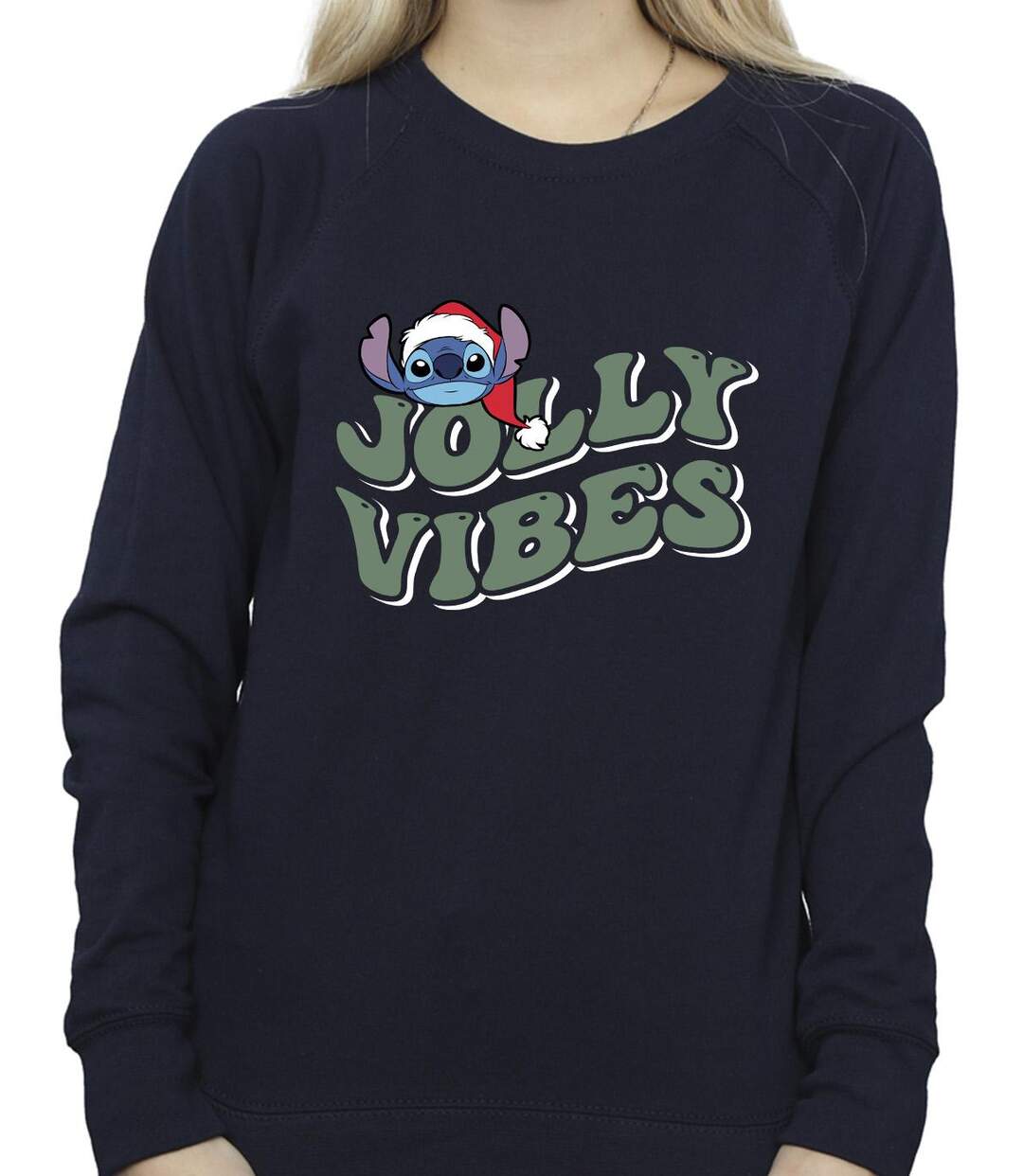 Disney Pull femme/femme Lilo & Stitch Jolly Chilling Vibes (Bleu marine) - UTBI23158-3