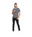 T-shirt D555 Signature Homme Gris Foncé Duke-3