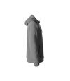 Clique Mens Ottawa Melange Full Zip Hoodie (Grey Melange)