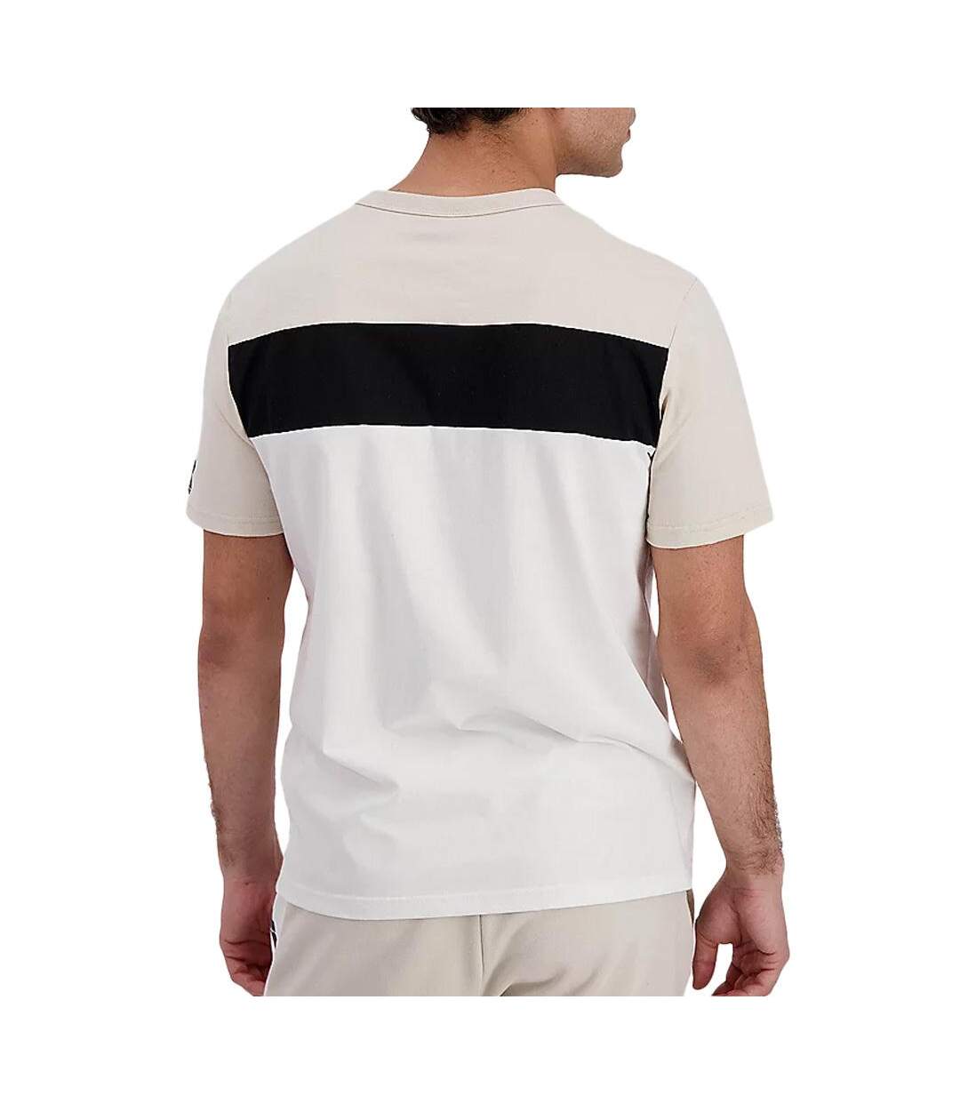 T-Shirt beige homme le coq sportif contemporain n°2-2