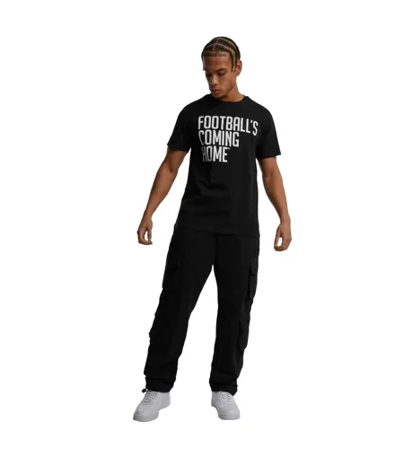 T-shirt Hommes Footballs Coming Home Noir MerchCode