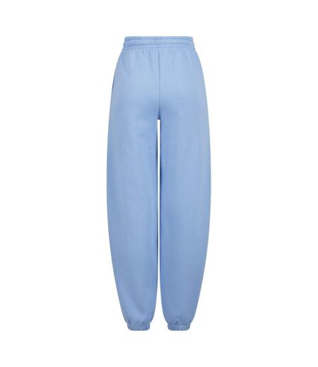 Pantalon De Jogging Fluffy Femme Bleu Poudré Build Your Brand