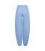 Pantalon De Jogging Fluffy Femme Bleu Poudré Build Your Brand-2