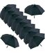 Lot de 10 parapluies golf - grande taille - FP2235 - noir