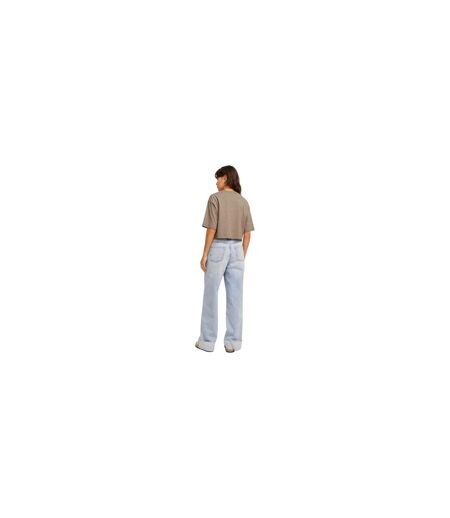Haut Court Motif/style Uni Femme Marron JJXX