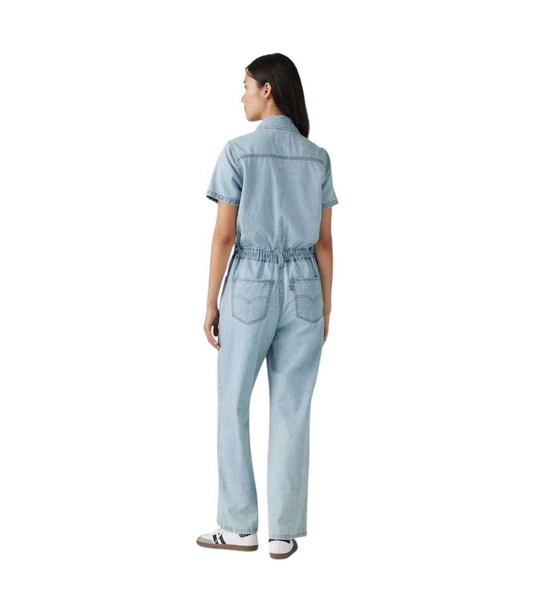 Combinaison Manches Courtes Femme Bleu Levis-3