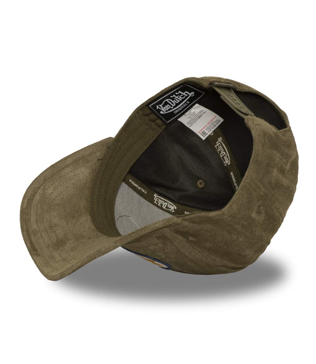 Casquette trucker en suédine avec filet et écusson fourrure Fur Vondutch-5