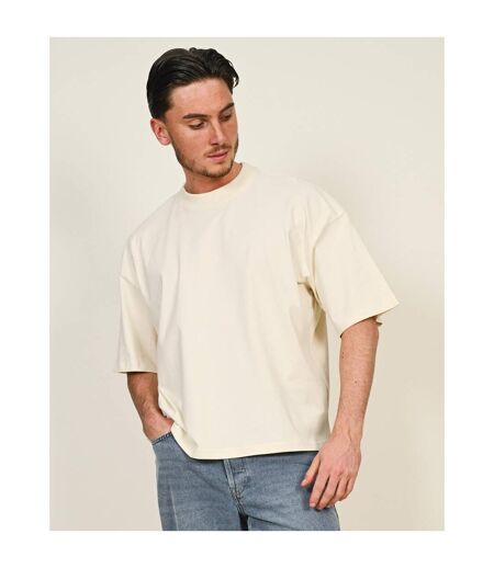 T-shirt Adulte Beige Gris Beige Gris Casual Classics