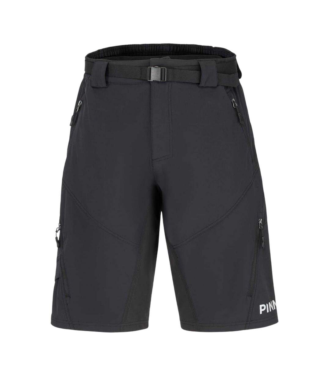 Mens 2 In 1 Cycling Shorts Black Pinnacle-1