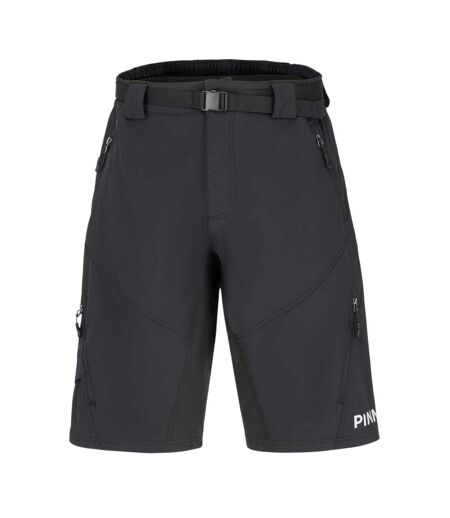 Mens 2 In 1 Cycling Shorts Black Pinnacle