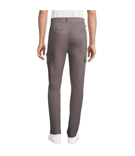 Pantalon Docker Homme Gris Foncé Uni SOLS