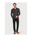 Brook Taverner Mens Casper Knitted Long-Sleeved Polo Shirt (Charcoal) - UTPC5220