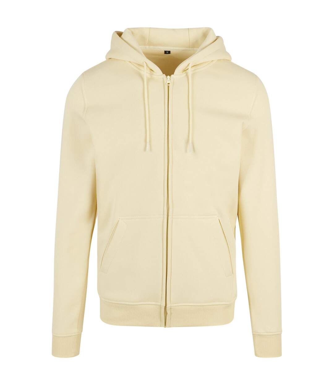 Sweat À Capuche Adulte Jaune Pâle Build Your Brand-1