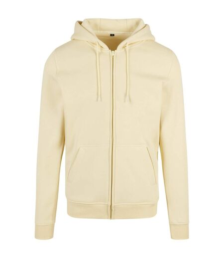 Sweat À Capuche Adulte Jaune Pâle Build Your Brand