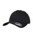 Casquette de baseball flexfit adulte noir Yupoong