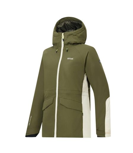 Veste Isolante Marcia Femme Kaki Foncé Beige Clair Regatta