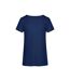 T-shirt Premium Femme Bleu Marine Français Promodoro-2