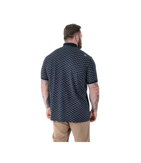 Polo Motif/style Imprimé Intégral Saunders Homme Bleu Marine Duke