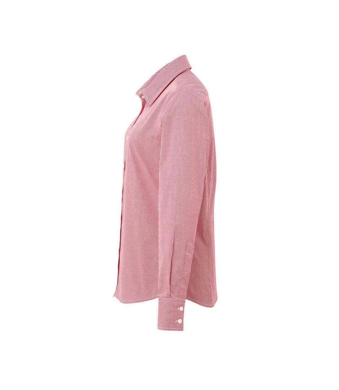 Chemisier Femme Rouge Blanc Premier-3
