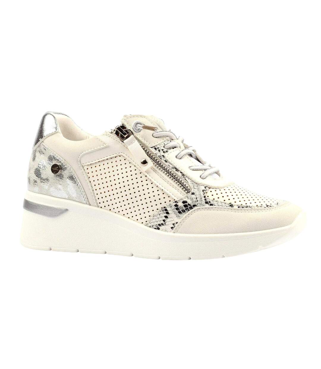 Baskets Bailey Femme Argenté Lunar-1