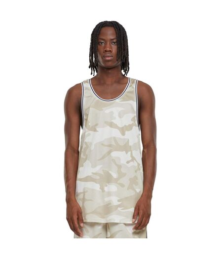 Débardeur Motif/style Camouflage Homme Sable Camouflage Urban Classics