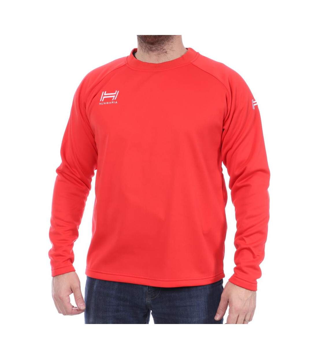 Sweat rouge homme Hungaria Training Premium 15 - L-1