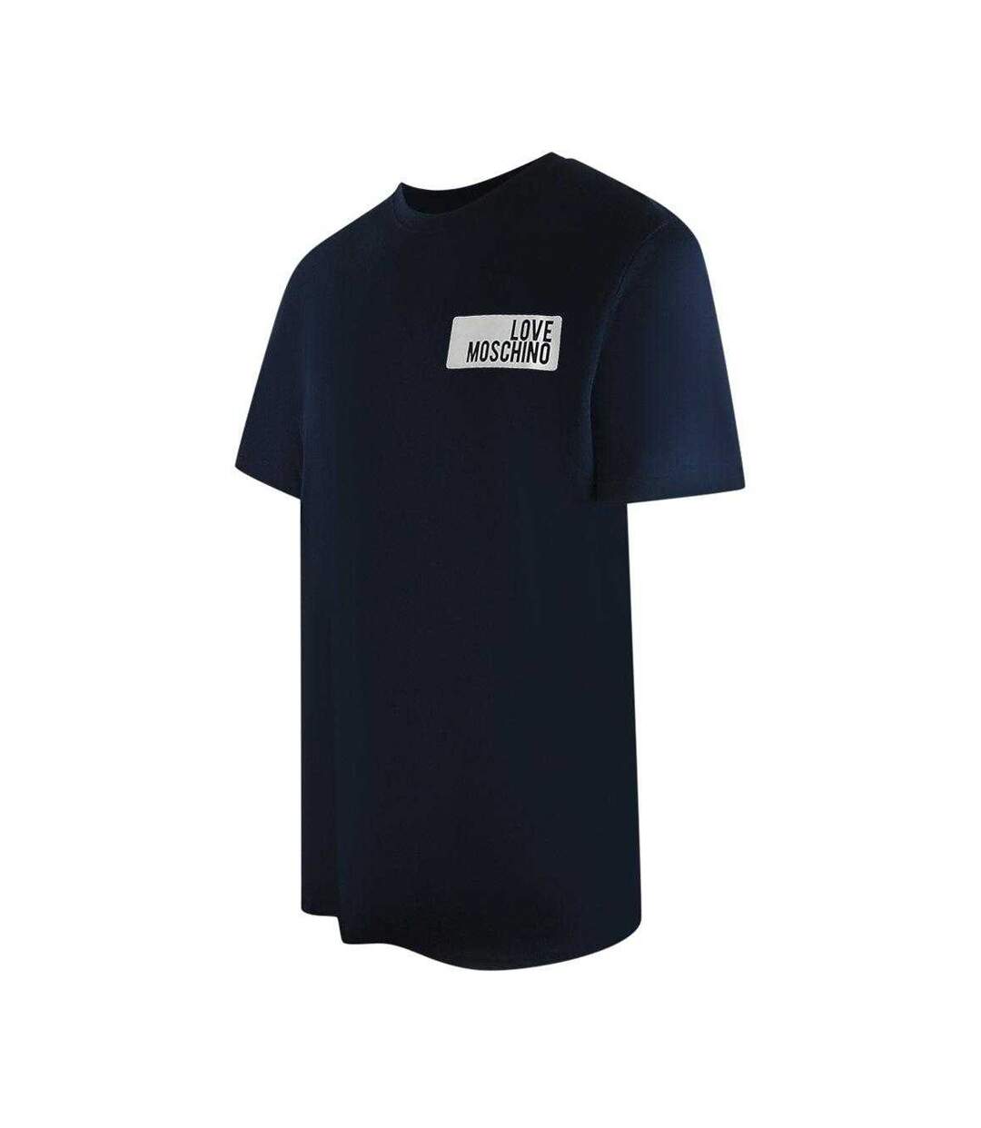 T-shirt Motif/style Logo Bloc Homme Bleu Marine Foncé Love Moschino-3