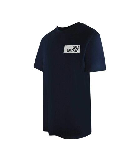 T-shirt Motif/style Logo Bloc Homme Bleu Marine Foncé Love Moschino