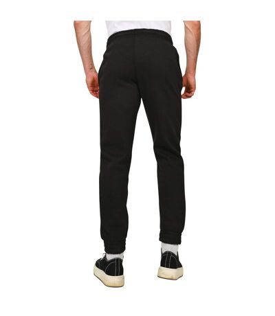Unisex Adult Premium Combed Cotton Jogging Bottoms Black Casual Classics