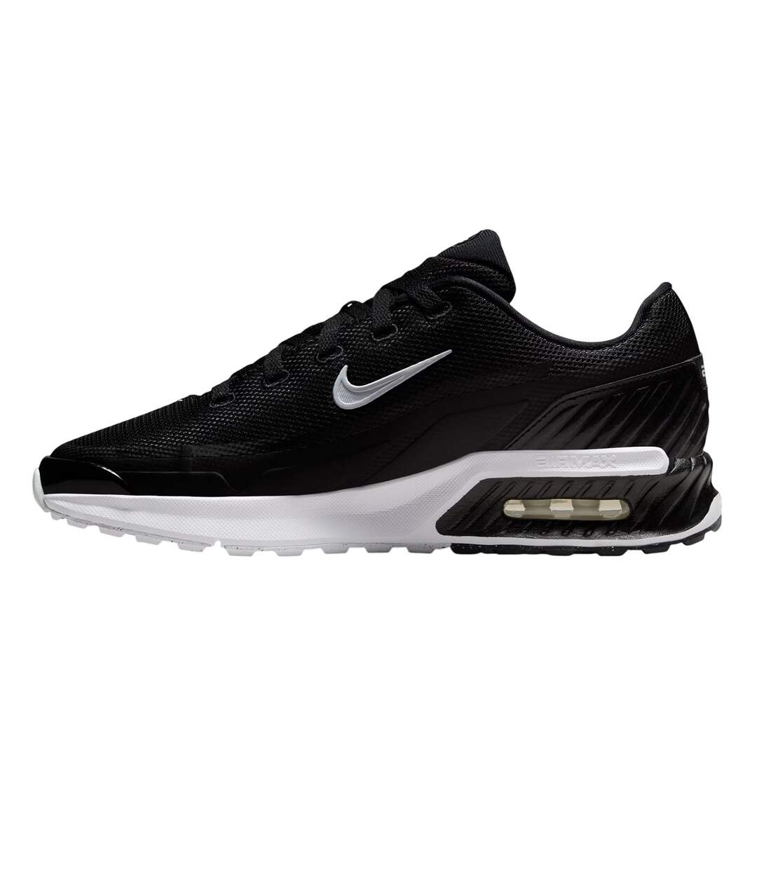 Mens Air Max Bia Logo Running Flat Trainers Black White Nike-3