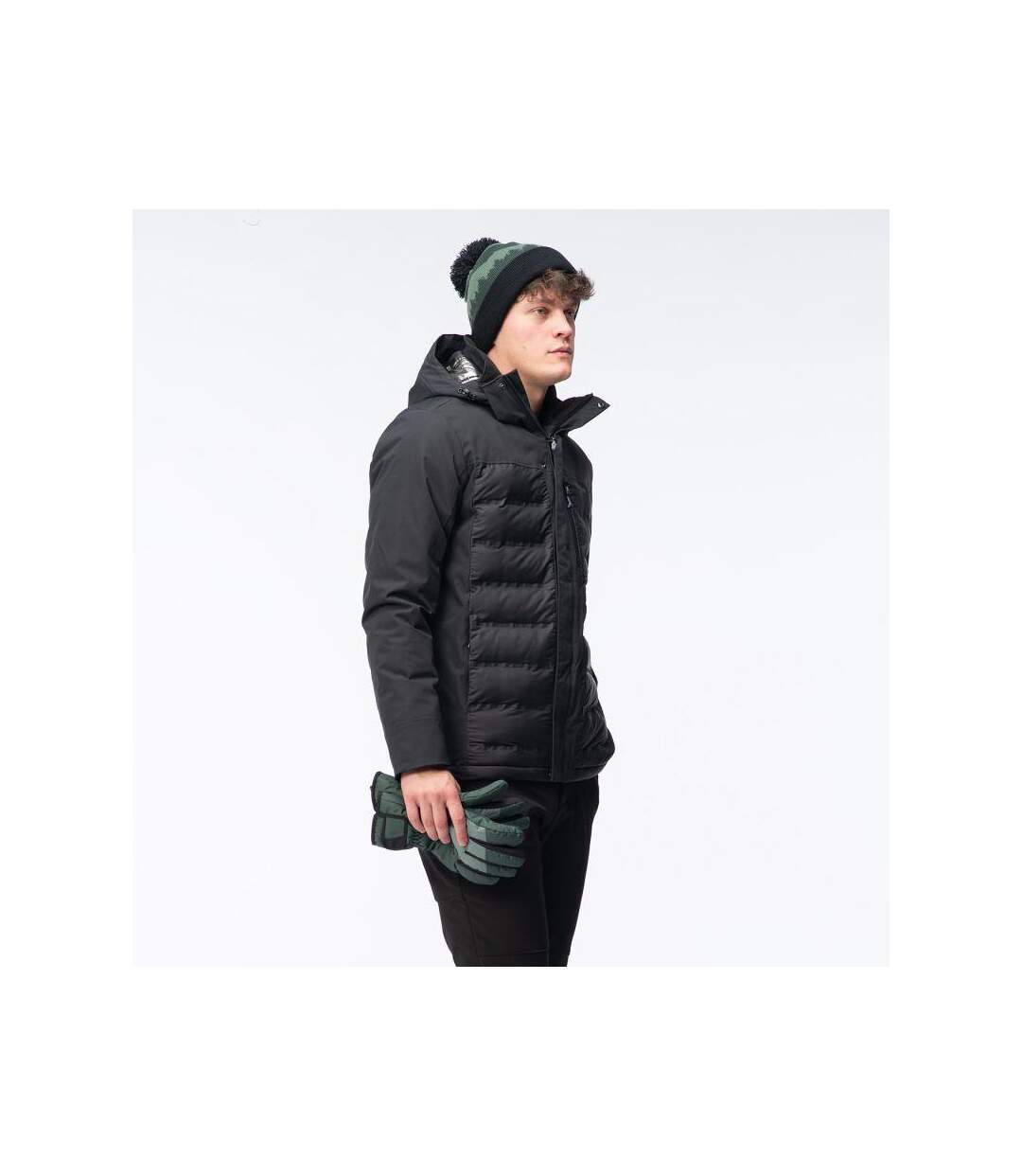 Veste Helten Homme Noir Brillant Hi-Tec-2