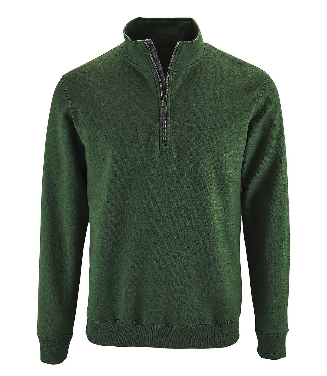 Sweat-shirt col camionneur - 02088 - vert